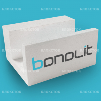 Газосиликатные U-блоки (П-блоки) Бонолит 500х250х375, D500